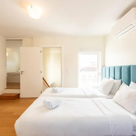Lägenhet Baixa Chiado 2 Bedroom Duplex With Ac Elevator